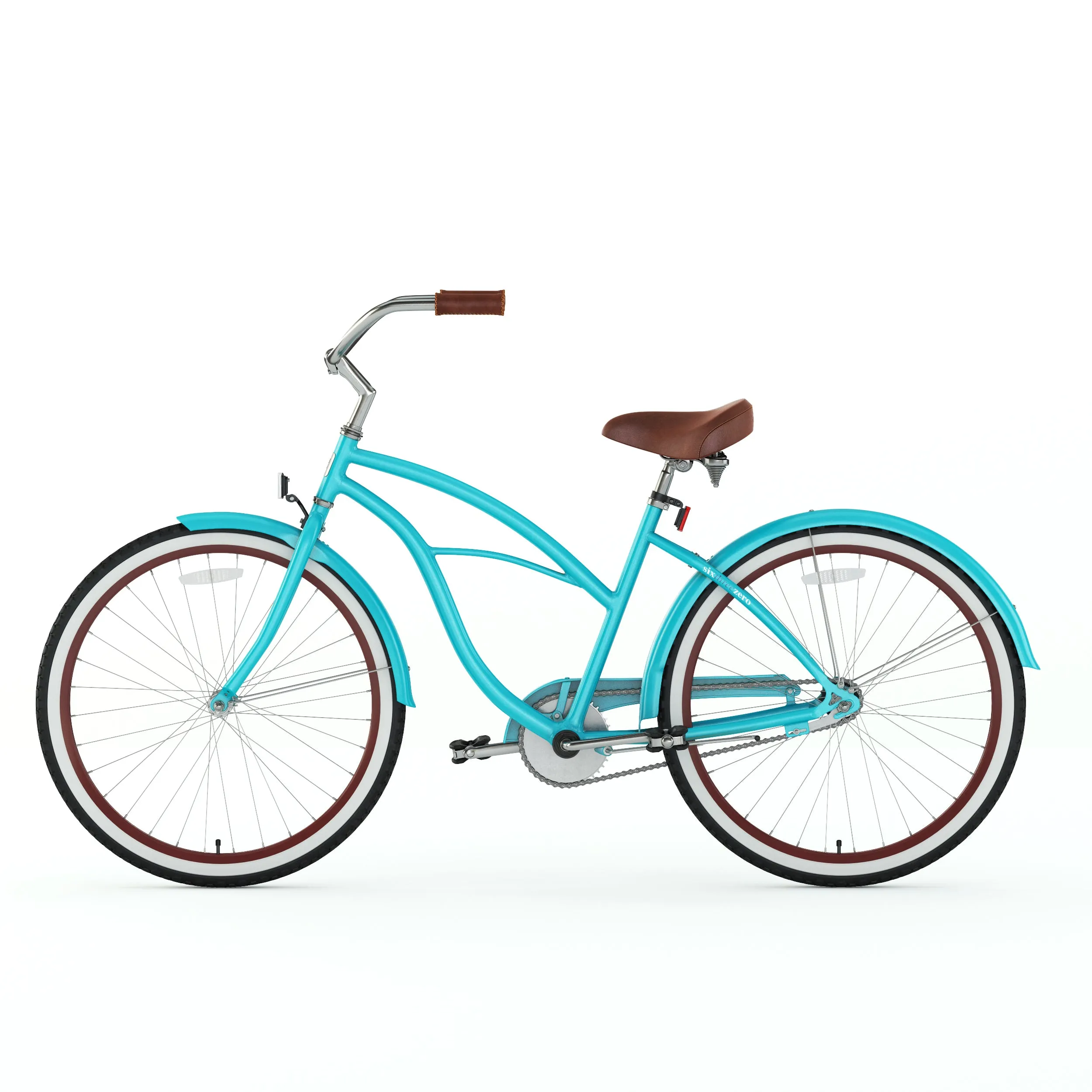 sixthreezero Teal Women's 26" 21 Speed Beach Cruiser Bicycle