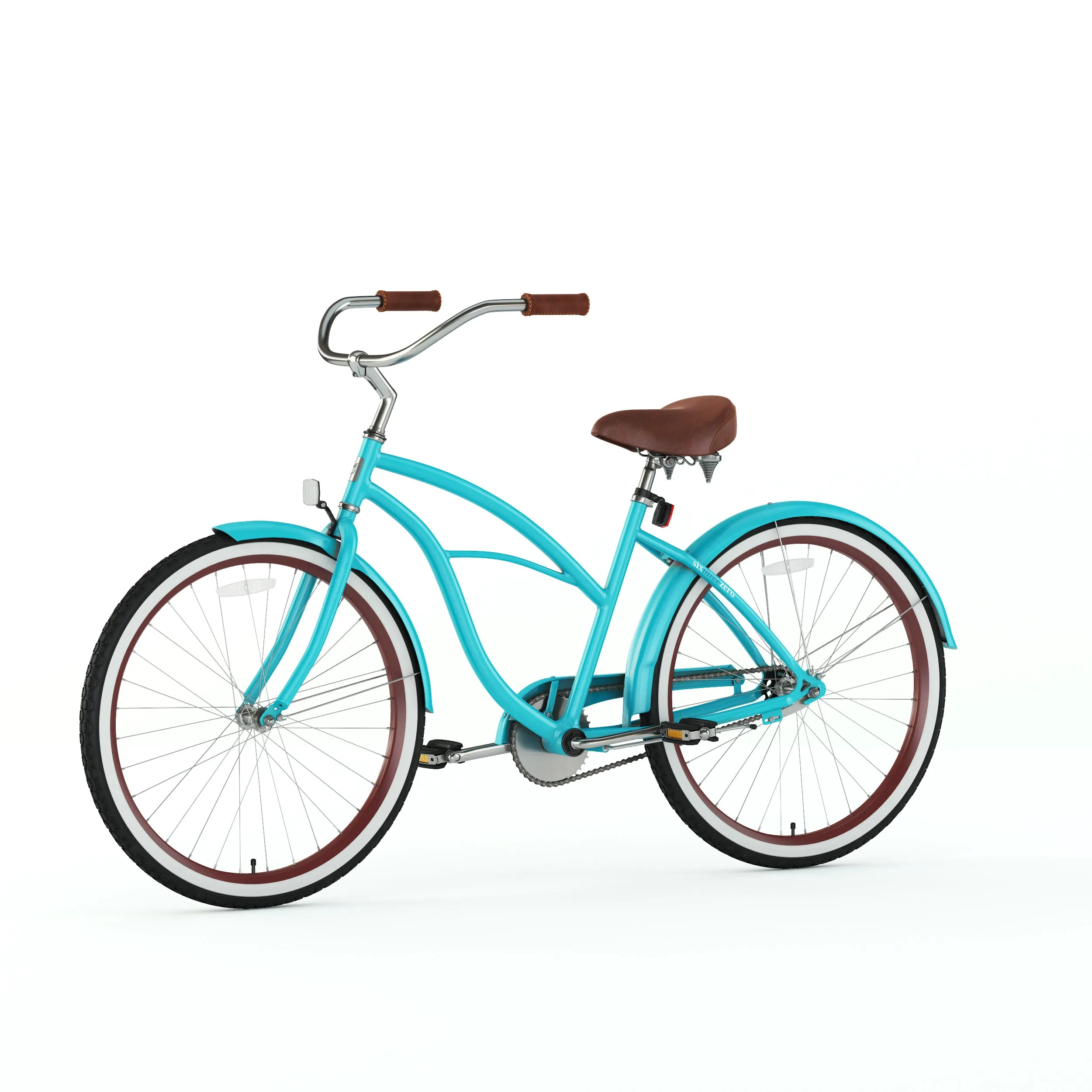 sixthreezero Teal Women's 26" 21 Speed Beach Cruiser Bicycle