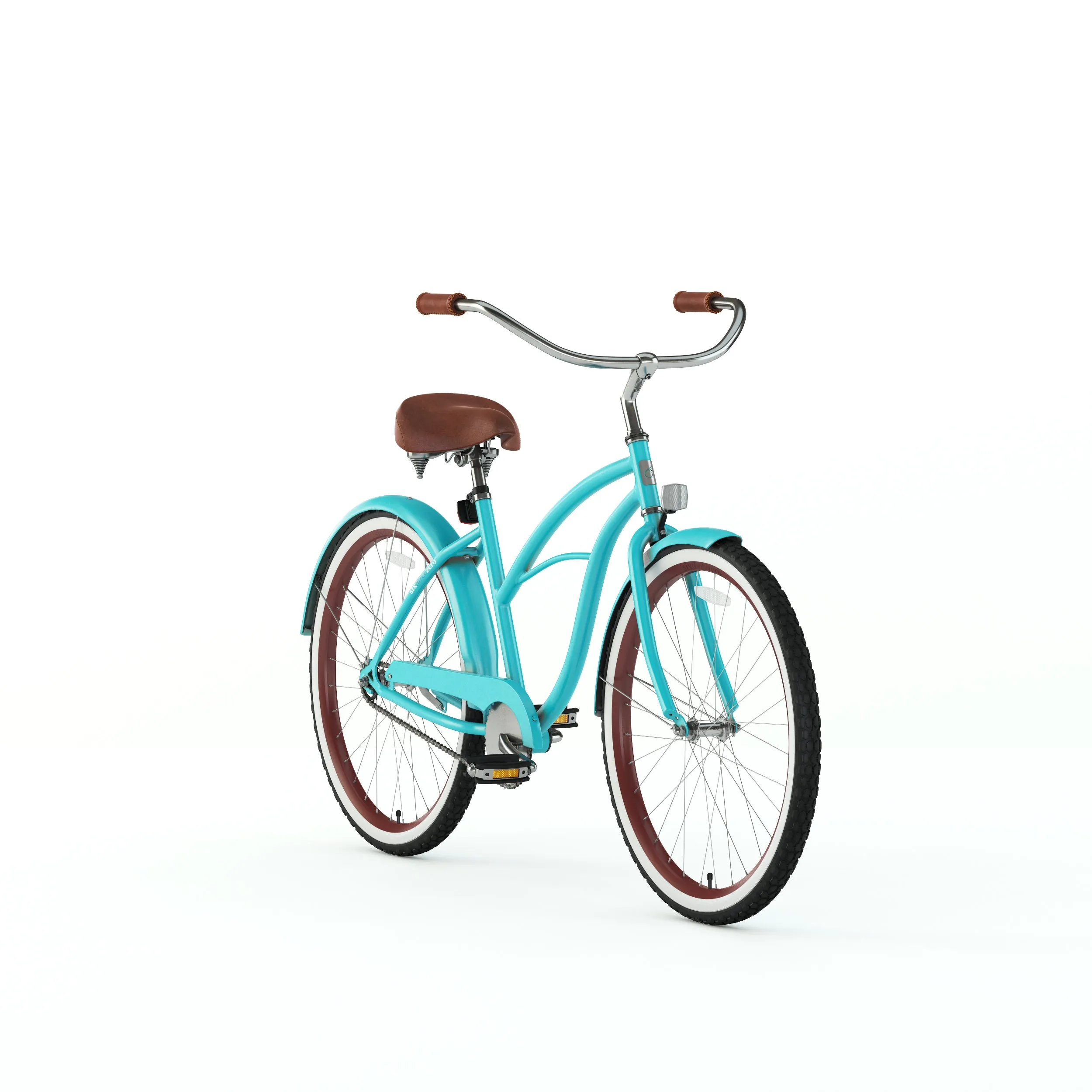 sixthreezero Teal Women's 26" 21 Speed Beach Cruiser Bicycle