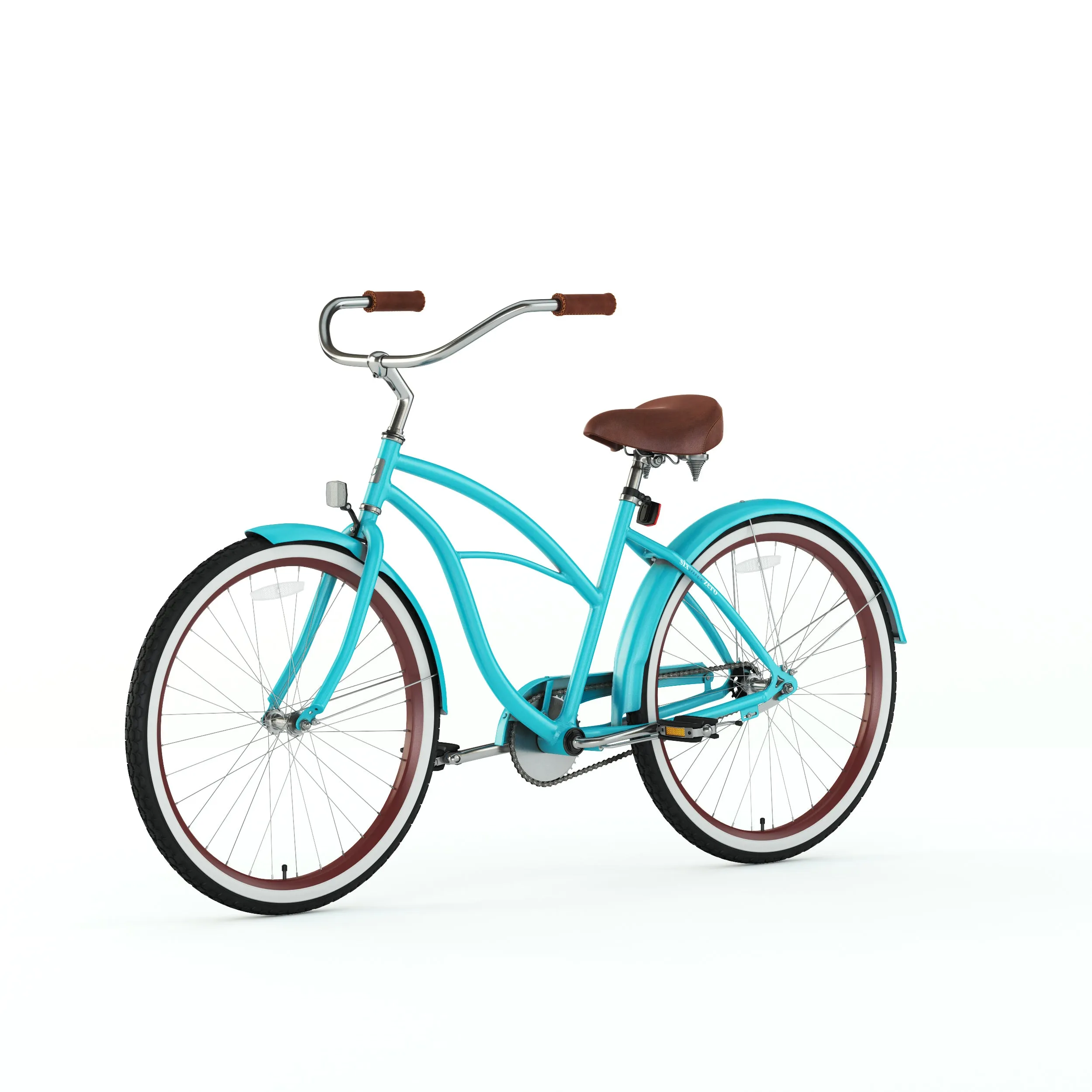 sixthreezero Teal Women's 26" 21 Speed Beach Cruiser Bicycle