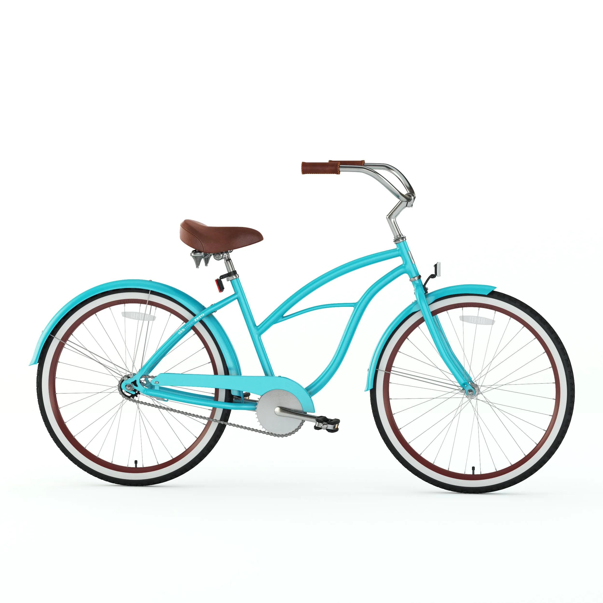 sixthreezero Teal Women's 26" 21 Speed Beach Cruiser Bicycle