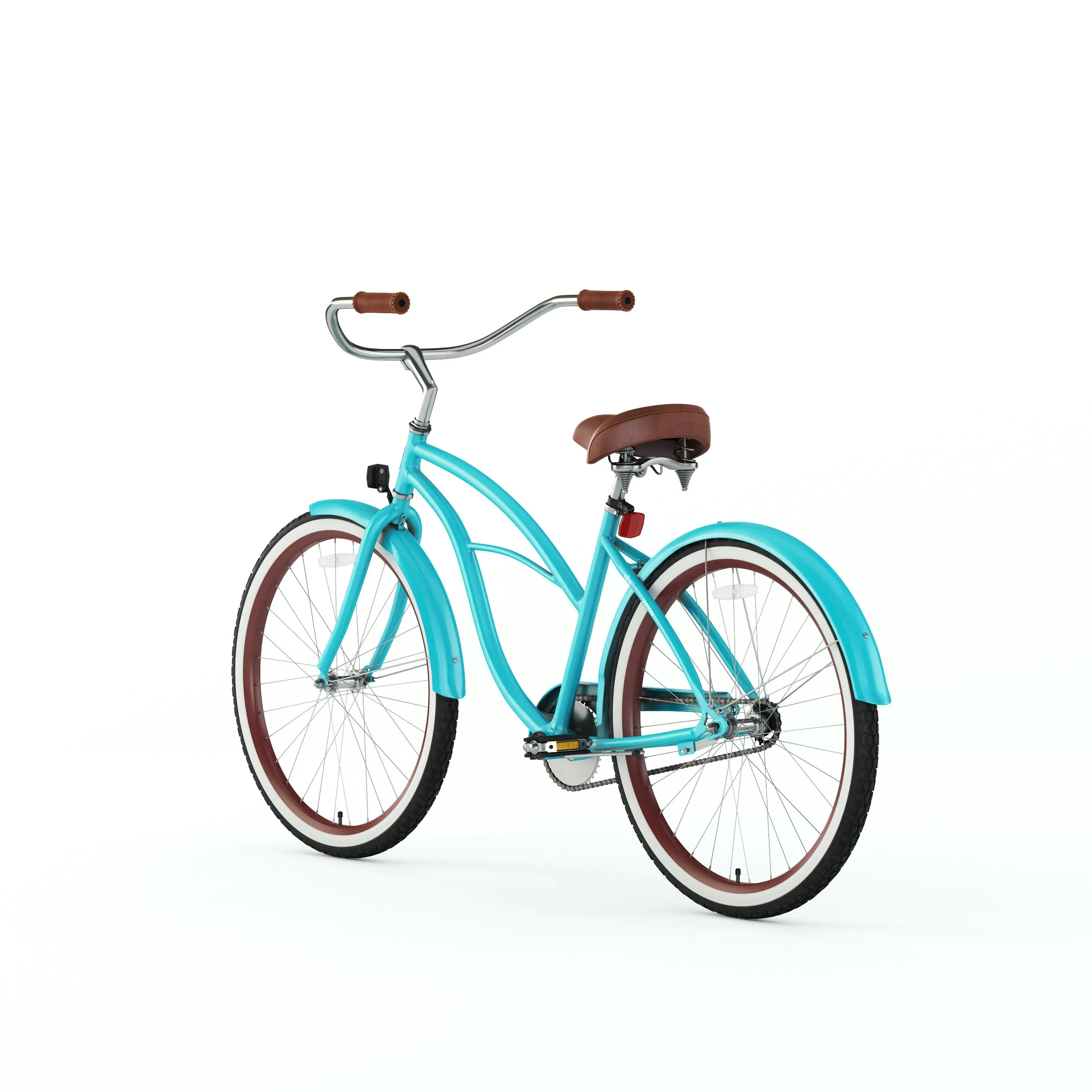 sixthreezero Teal Women's 26" 21 Speed Beach Cruiser Bicycle