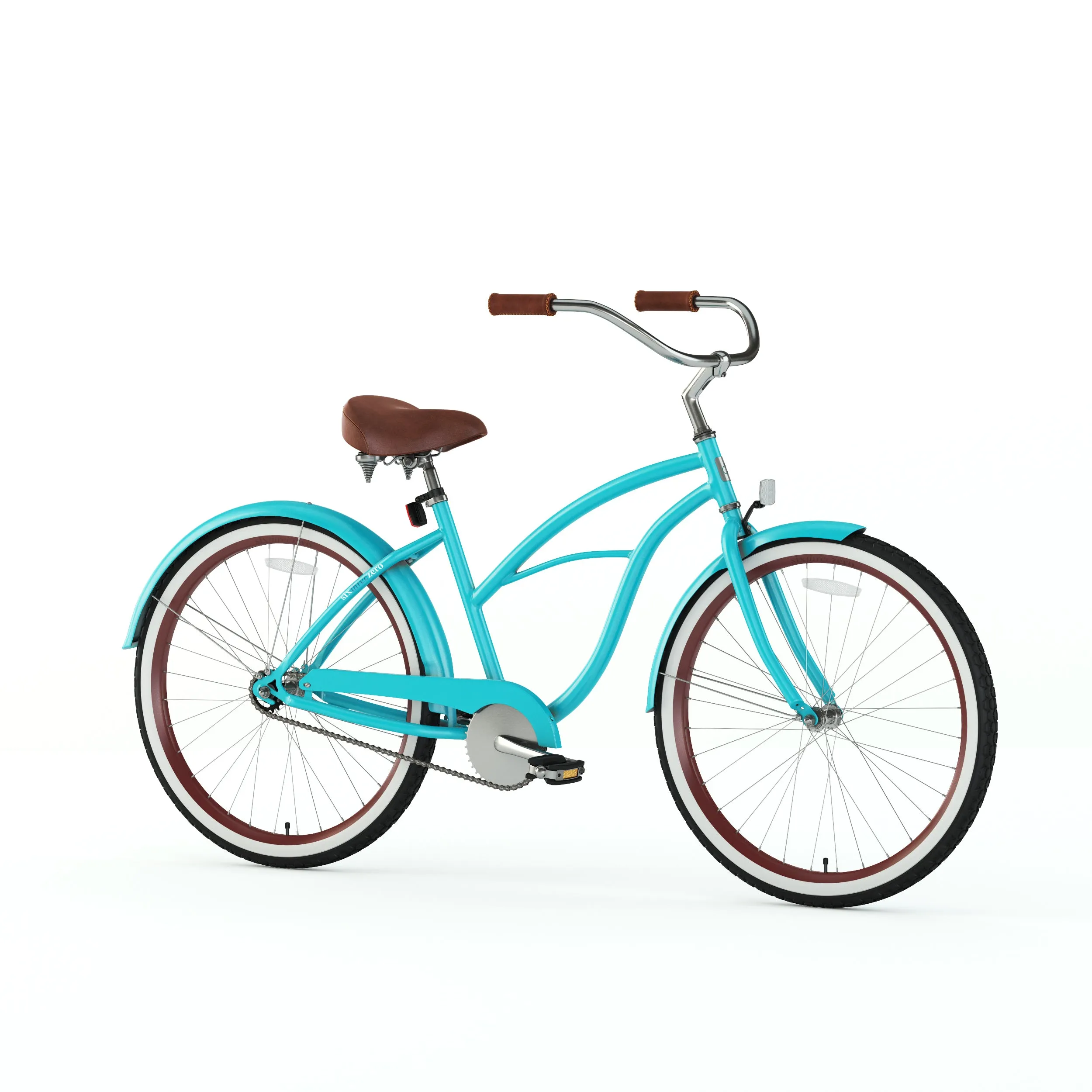 sixthreezero Teal Women's 26" 21 Speed Beach Cruiser Bicycle