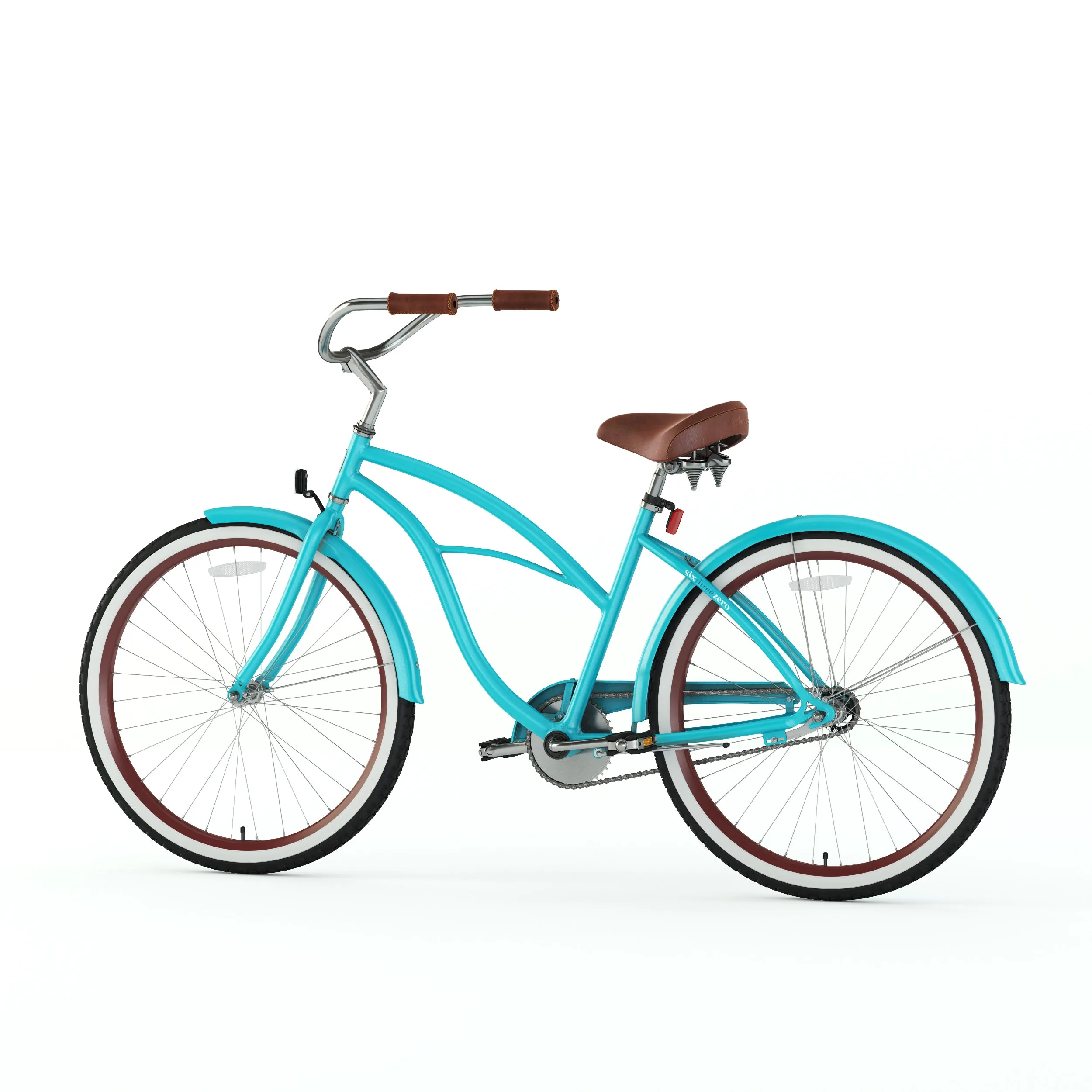 sixthreezero Teal Women's 26" 21 Speed Beach Cruiser Bicycle