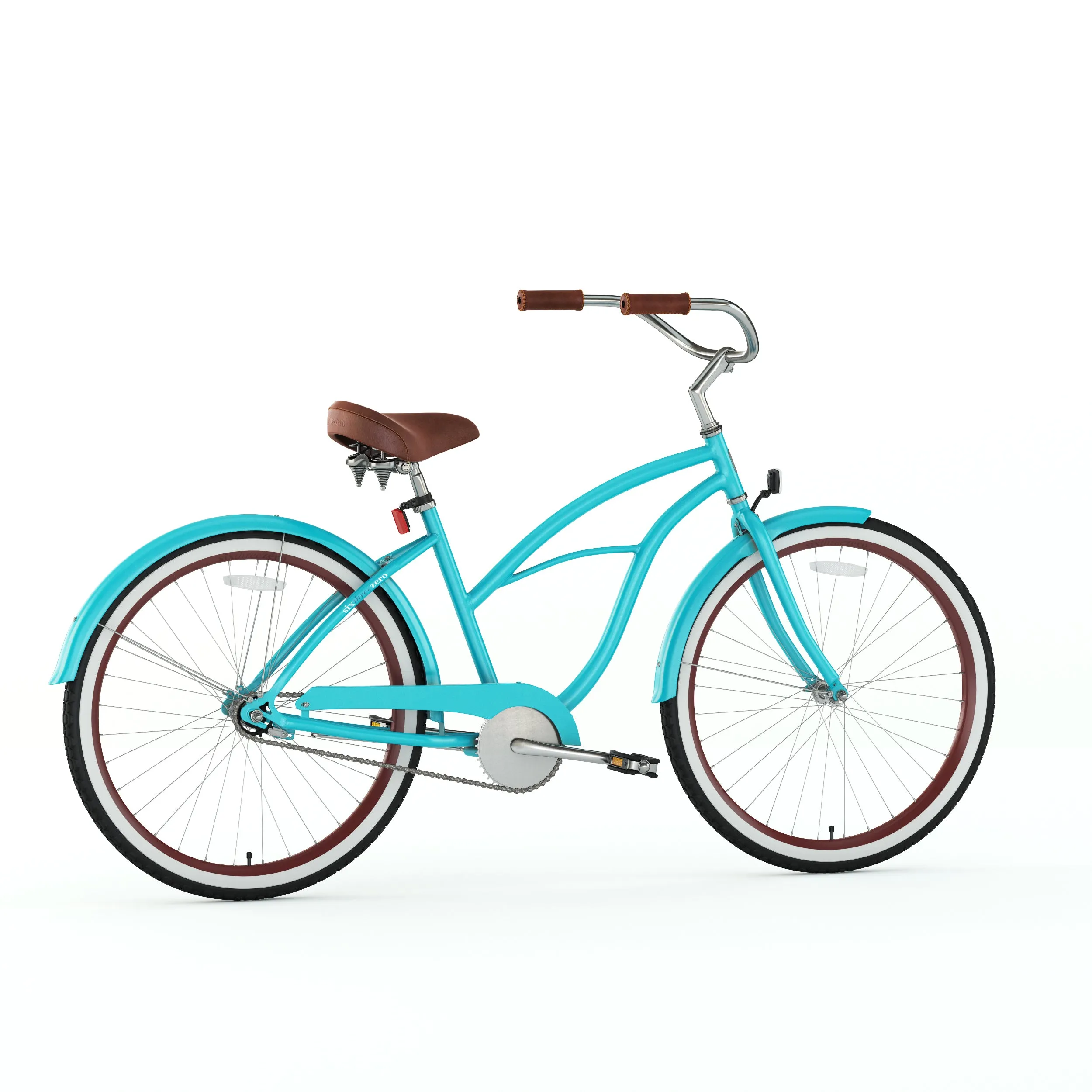 sixthreezero Teal Women's 26" 21 Speed Beach Cruiser Bicycle