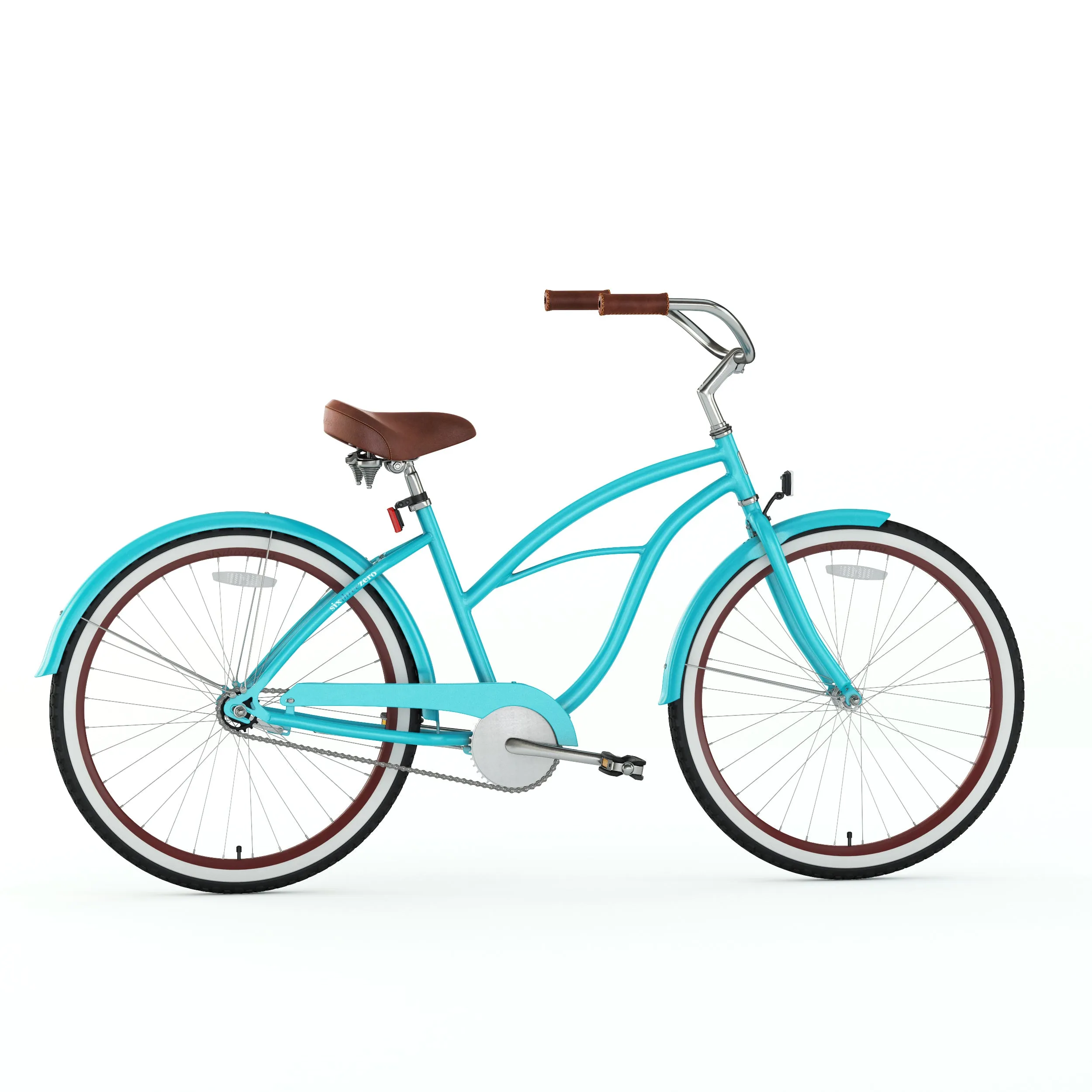 sixthreezero Teal Women's 26" 21 Speed Beach Cruiser Bicycle