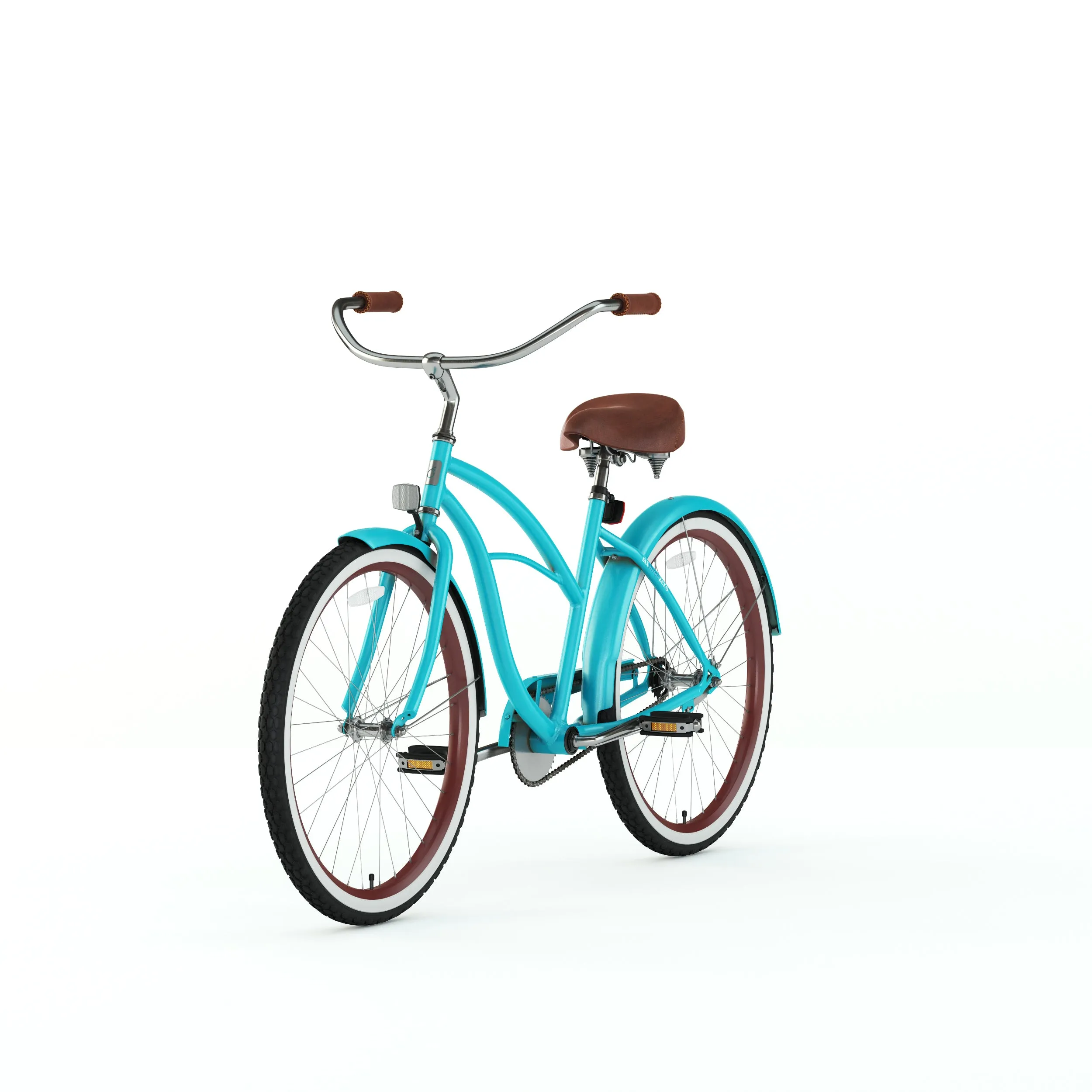 sixthreezero Teal Women's 26" 21 Speed Beach Cruiser Bicycle