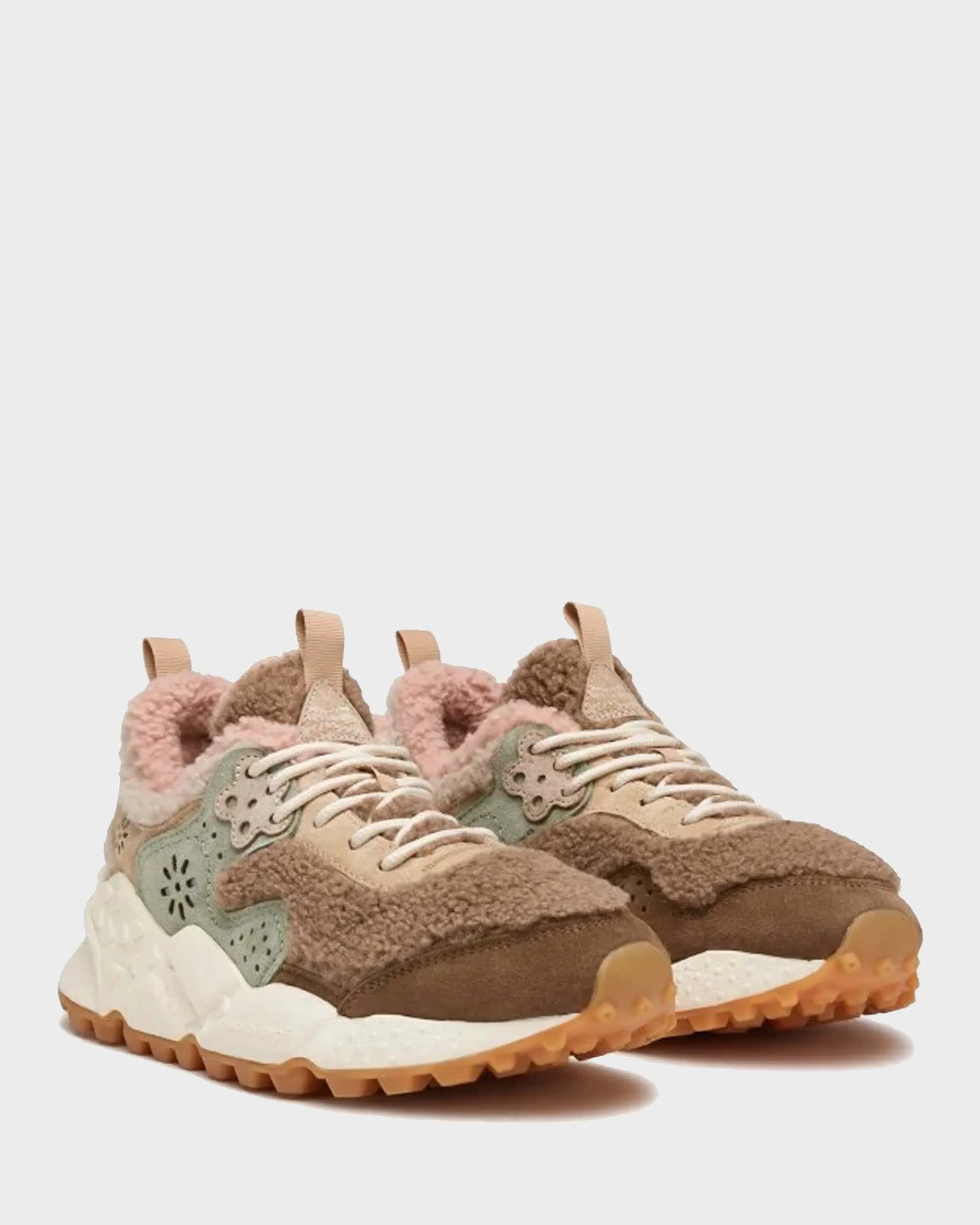 Sneakers  KOTETSU Flower Mountain Beige-Rosa