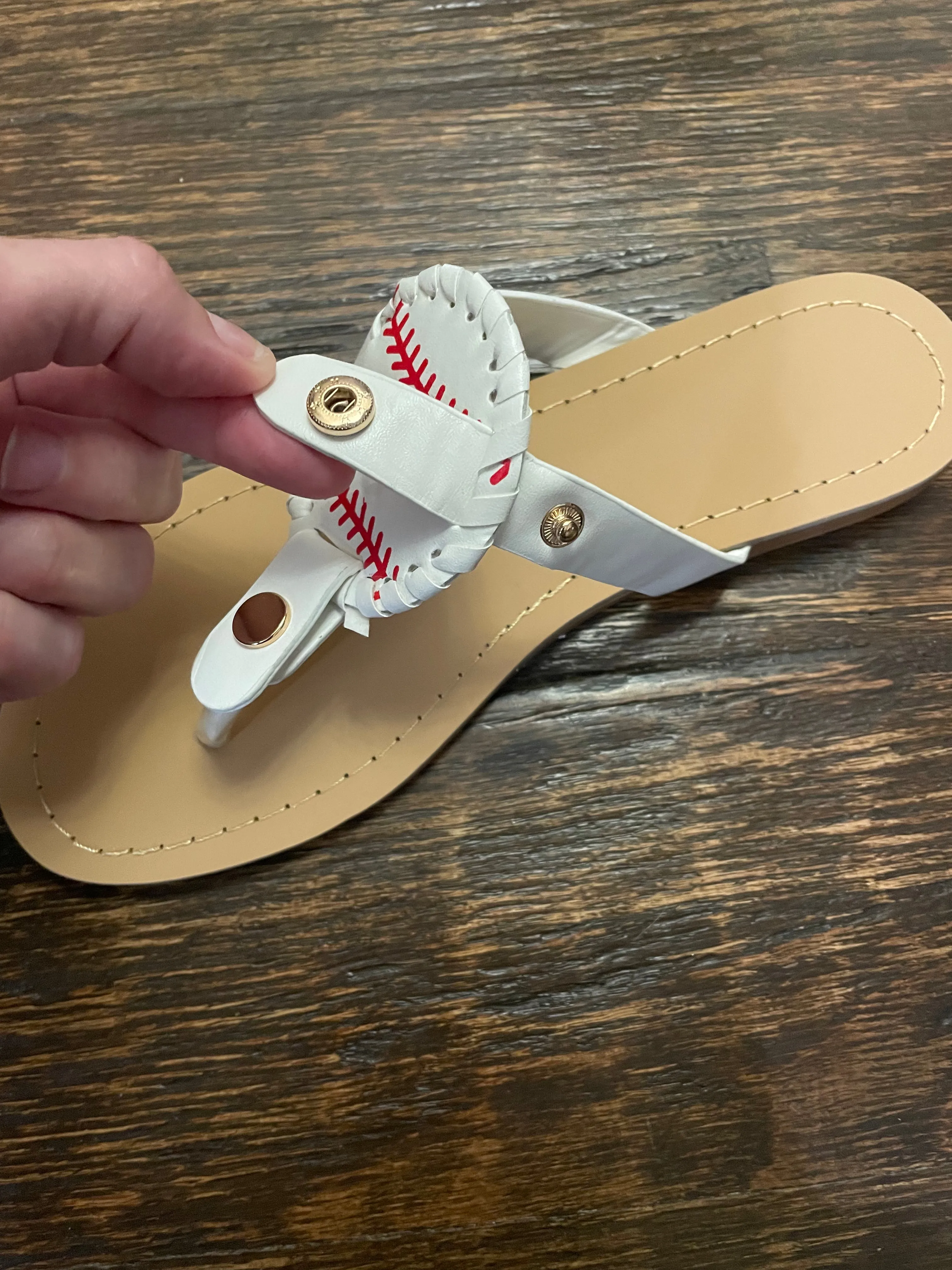 Softball Thong Sandals