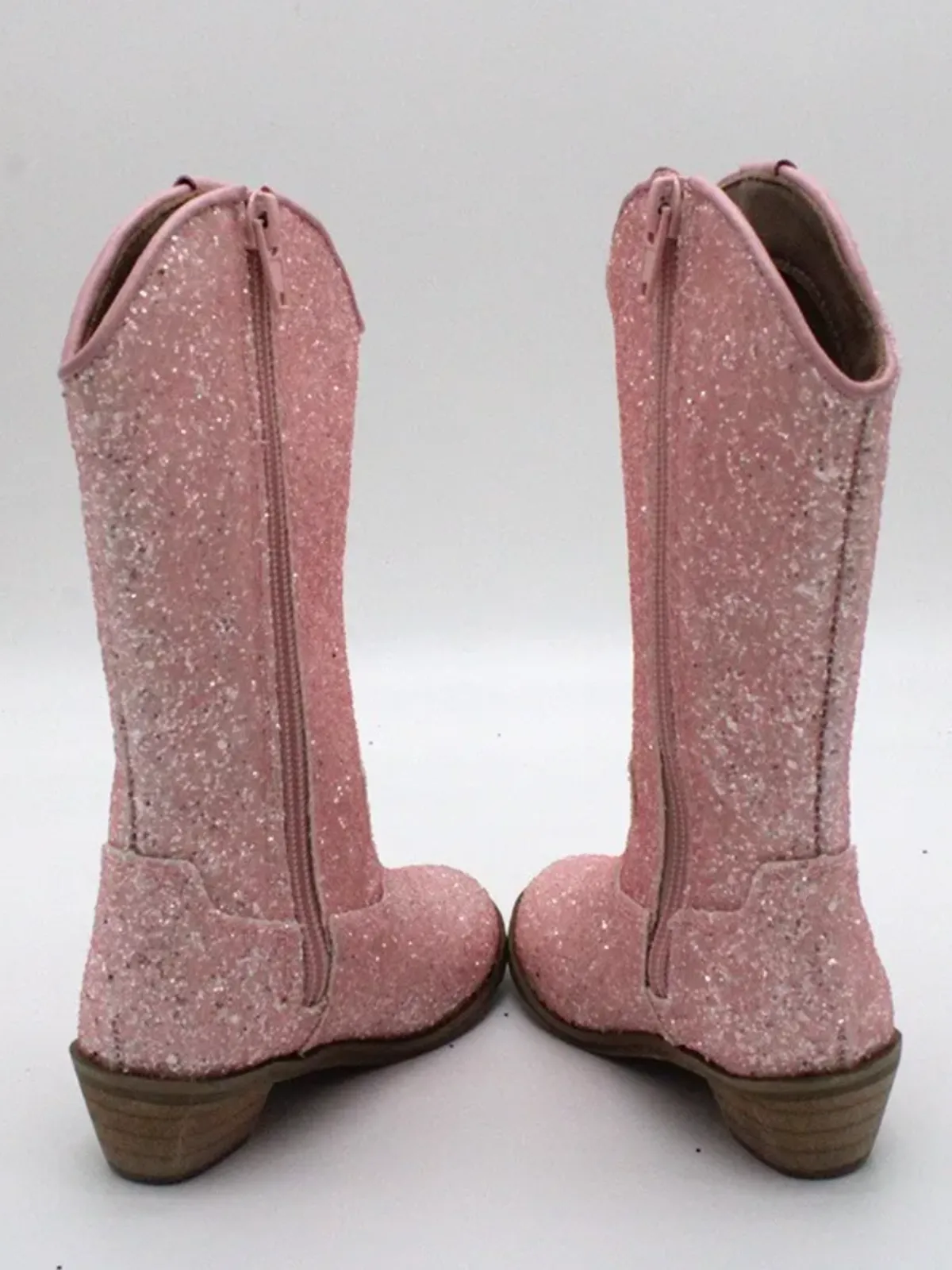 Sparkle and Shine Pink Cowboy Boots by Liv and Mia