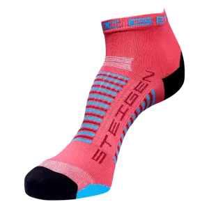 Steigen - Quarter Length Running Socks - Coral