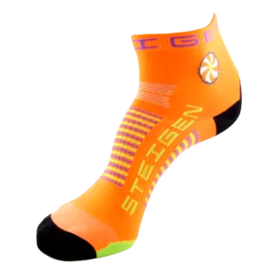 Steigen - Quarter Length Running Socks - Goldfish Orange