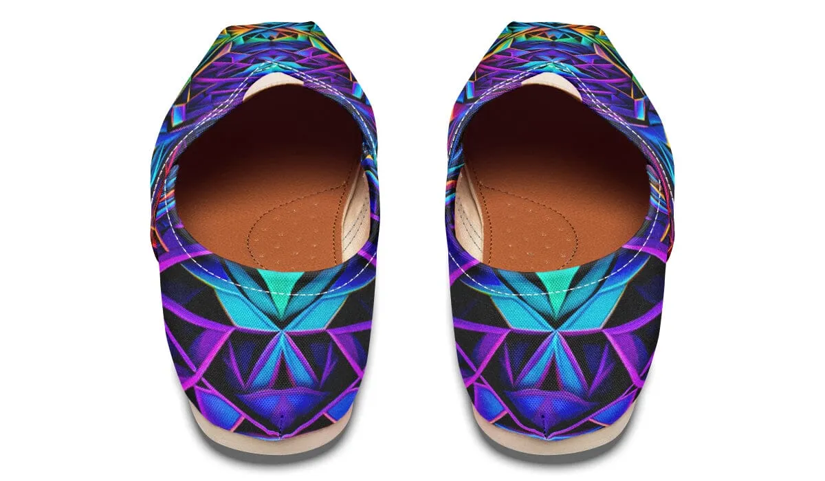 Symmetry Patches Casual Slip on Shoes