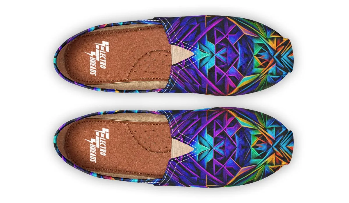 Symmetry Patches Casual Slip on Shoes