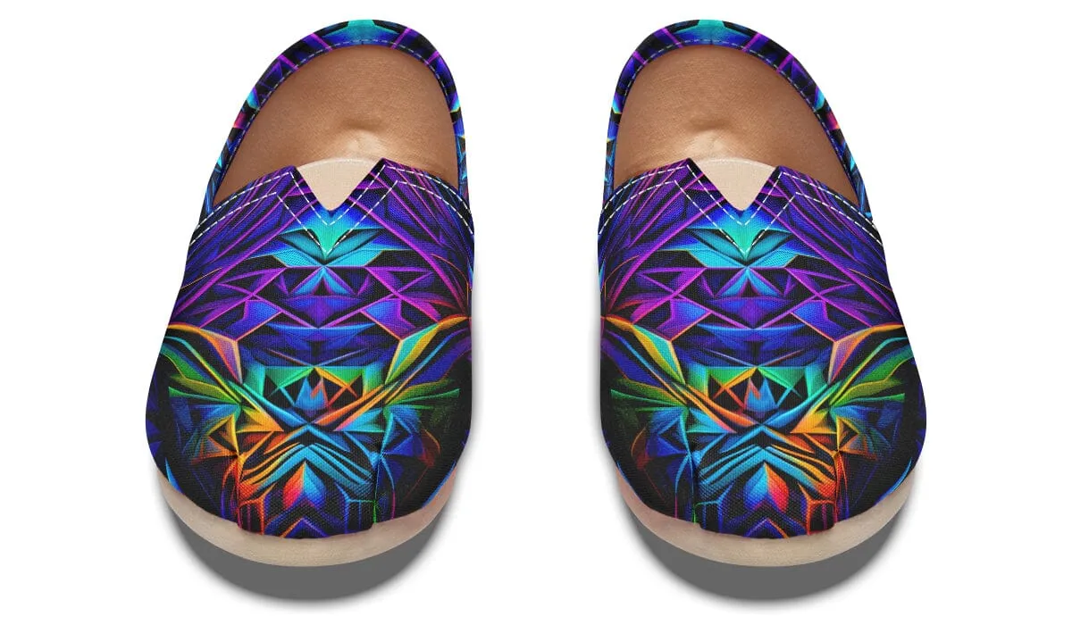 Symmetry Patches Casual Slip on Shoes