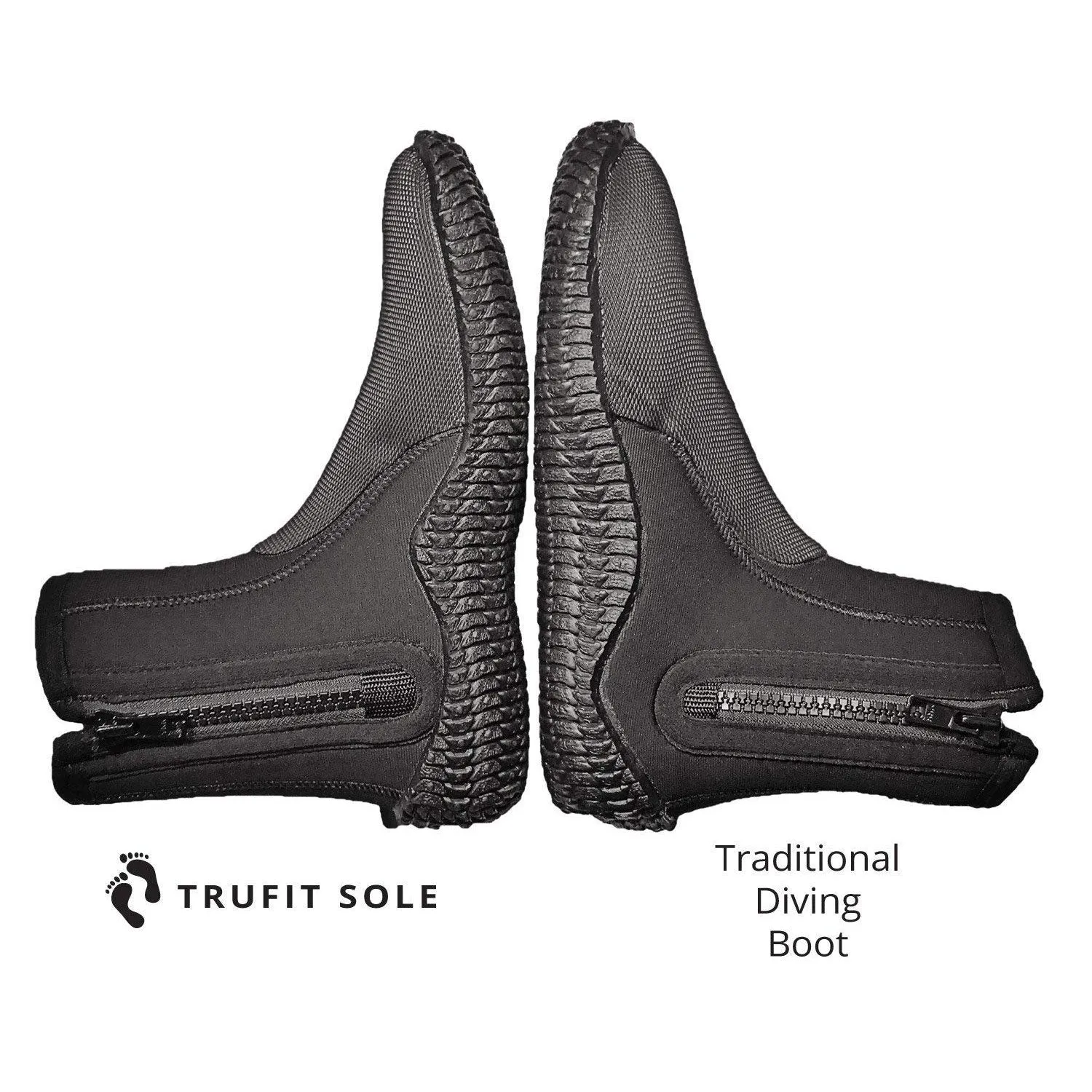 Tilos 3mm Trufit Titanium Zip Boot