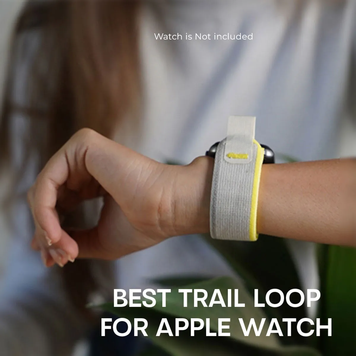 Trail Loop Band Straps For Apple iWatch-42/44/45/49mm-Yellow/Beige