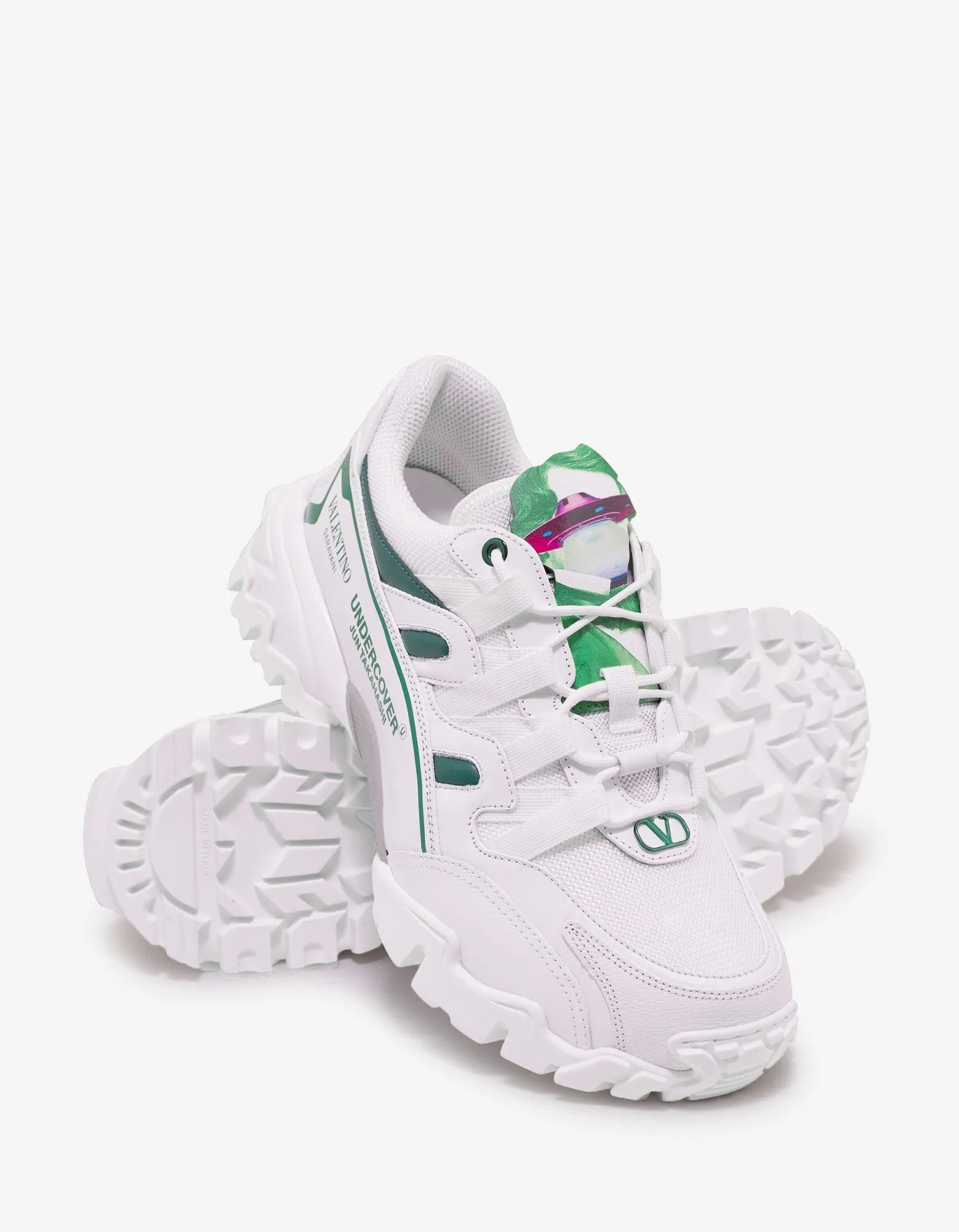 Undercover White Climbers Trainers