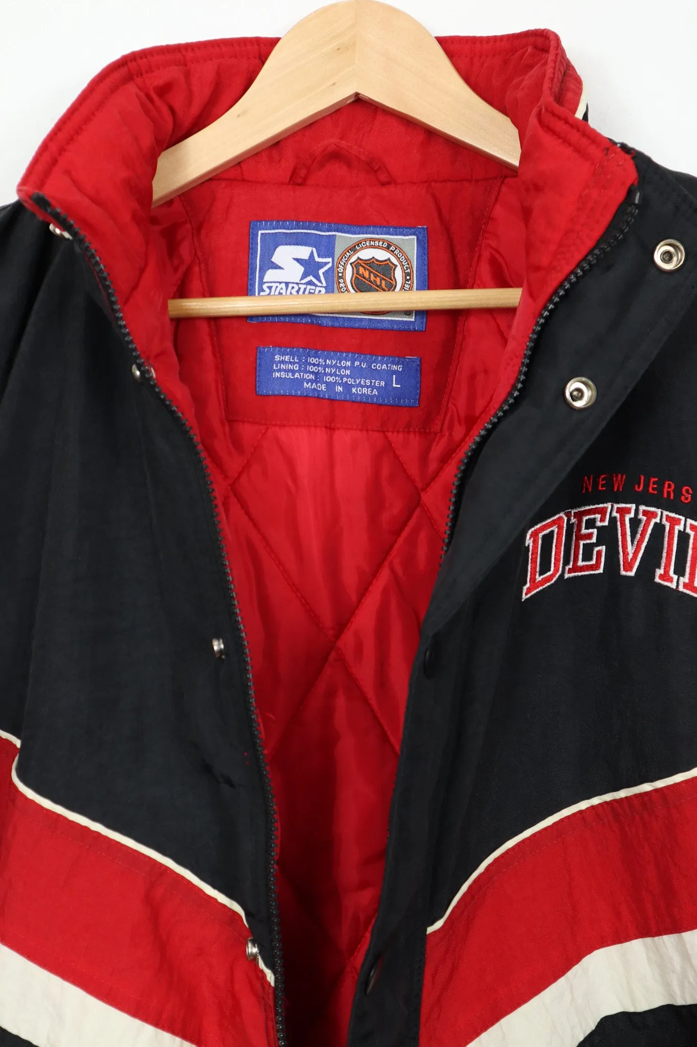 Vintage New Jersey Devils Full Zip Jacket