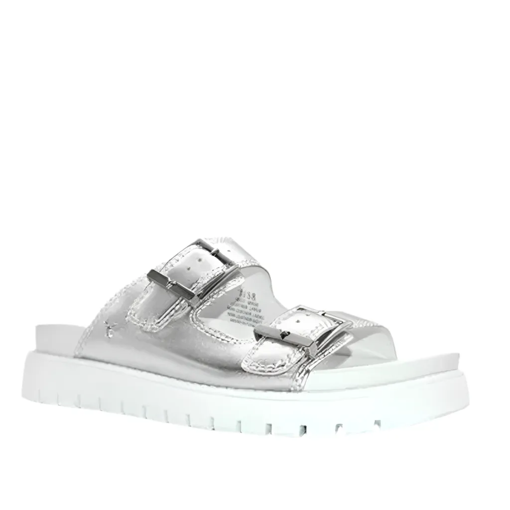 WINDSOR SMITH MOOD SILVER SANDALS