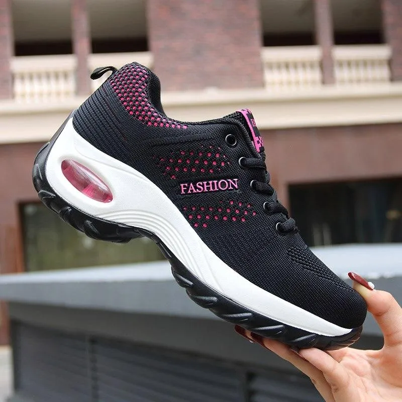 Women Platform Shoes Breathable Lightweight Sneakers For Cushion Woman Casual