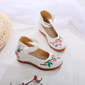 Women's Height Increasing Insole For Han Chinese Clothing Canvas Shoes