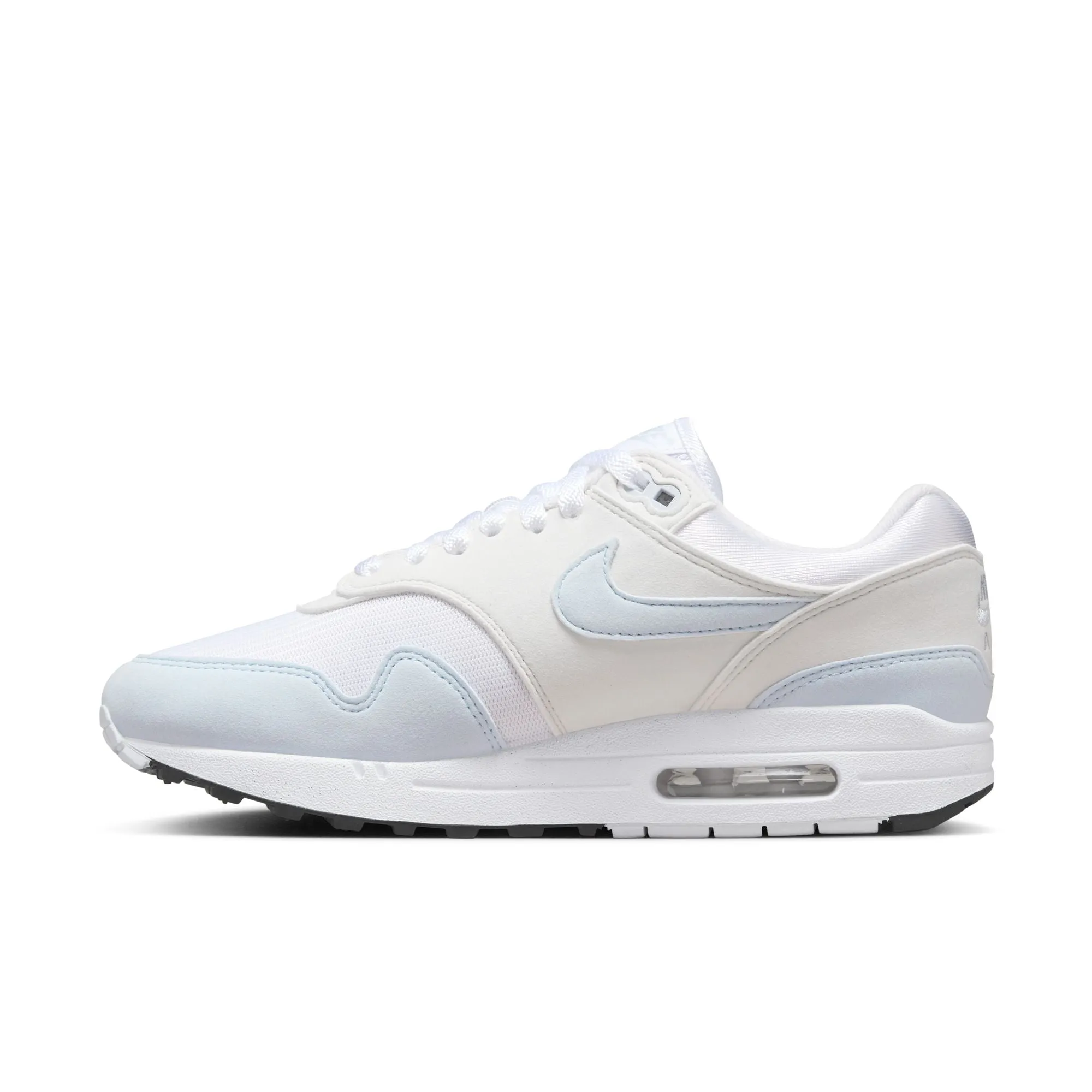 Womens Nike Air Max 1 'White/Football Grey'