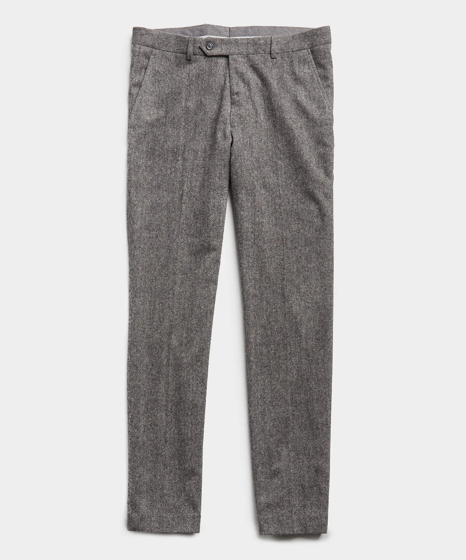 Wool Donegal Sutton Suit Trouser in Grey