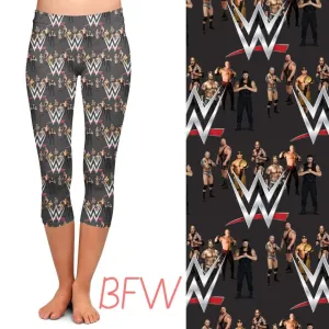 WWE leggings and Capris with pockets