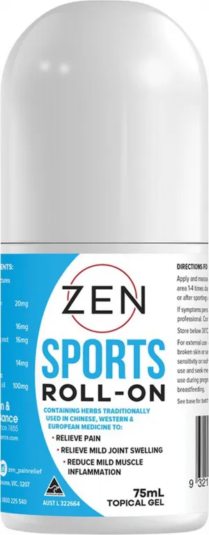 Zen Sports Roll-On 75Ml